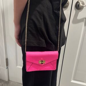 Diane Von Furstenberg Vibrant Pink Crossbody Bag